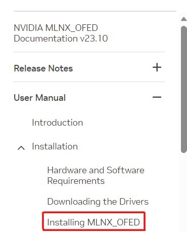 nvidia mlnx ofed.